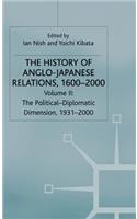 History of Anglo-Japanese Relations, 1600-2000