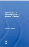 Introduction to Library Research in Women's Studies