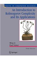 Introduction to Kolmogorov Complexity and Its Applications