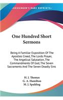 One Hundred Short Sermons