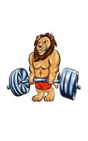 Workout & Food Lion Notebook