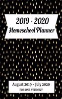 2019-2020 Homeschool Planner For One Student