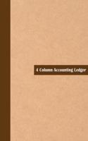 4 Column Accounting Ledger