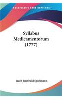 Syllabus Medicamentorum (1777)
