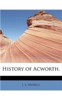 History of Acworth.