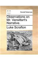 Observations on Mr. Vansittart's Narrative.