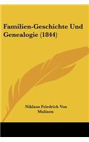 Familien-Geschichte Und Genealogie (1844)