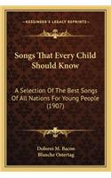 Songs That Every Child Should Know