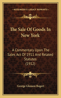The Sale Of Goods In New York