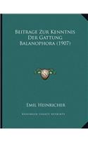 Beitrage Zur Kenntnis Der Gattung Balanophora (1907)