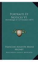 Portraits Et Notices V1