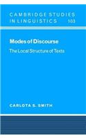 Modes of Discourse: The Local Structure of Texts. Cambridge Studies in Linguistics.