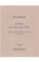 23 Duos for Viola and Cello