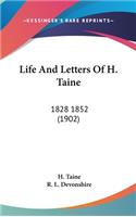 Life And Letters Of H. Taine