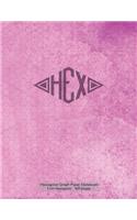 Hexagonal Graph Paper Notebook 1 cm hexagons - 160 pages