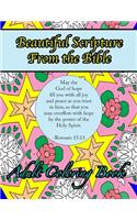 Beautiful Scripture From the Bible Adult Coloring Book