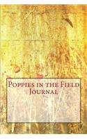 Poppies in the Field Journal