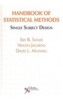 Handbook of Statistical Methods: Single Subject Design