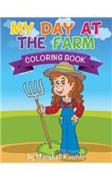 My Day at the Farm Coloring Book