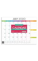 Cal 2021- Rainbow Blocks Academic Year Desk Pad