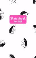Sketchbook for Kids: Unicorn Large Sketch Book for Drawing, Writing, Painting, Sketching, Doodling and Activity Book- Birthday and Christmas Gift Ideas for Kids, Girls, 