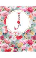 Letter J Lined Journal