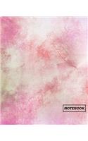 Notebook: Lined Notebook Journal Pink Watercolor V2 - 110 Pages - Large (7,5 x 9,2 inches)