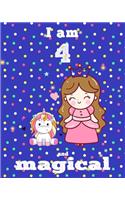unicorn journal i am 4 and magical