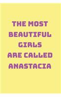 Anastacia Girl Woman Notebook