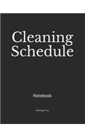 Cleaning Schedule: Notebook