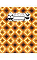 Abstract Halloween Pattern Volume 23 College Ruled Journal: 110 Blank Lined Wide Ruled (7.5 x 9.25) Pages to Jot Down Your Thoughts