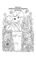 Malbuch mit niedlichen Zendoodle-Säugetiere für Erwachsene: (1 Niedlichen Zendoodle-Säugetiere)