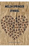Welsh Springer Spaniel Notizbuch für Hundehalter: Hunderasse Welsh Springer Spaniel. Ideal als Geschenk für Hundebesitzer - 6x9 Zoll (ca. Din. A5) - 100 Seiten - gepunktete Linien