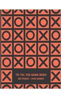 Tic Tac Toe Game Book: 120 Page Grid Sheet Book With 1,440 Blank Grid Sheets For Kids (8.5 x 11 in.)