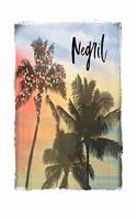 Negril: Jamaica Christmas Notebook With Lined College Ruled Paper For Taking Notes. Stylish Tropical Travel Journal Diary 8.5 x 11 Inch Soft Cover. For Home