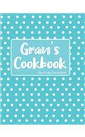Gran's Cookbook Blue Polka Dot Edition