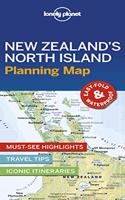 Lonely Planet New Zealand's North Island Planning Map: (Map)
