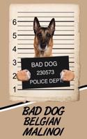 Bad Dog Belgian Malinoi: Handwriting Practice Paper for Kids Notebook with Dotted Lined Sheets for K-3 Students Featuring 120 Pages 6x9