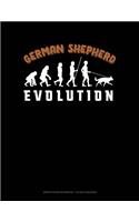 German Shepherd Evolution: Graph Paper Notebook - 1/2 Inch Squares(1210 Graph Paper Notebook - 1/2 Inch Squares)
