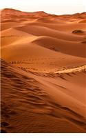 Undulating Sand Dunes Desert Landscape Journal