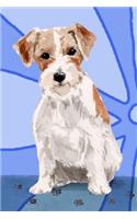 Journal Notebook For Dog Lovers, Jack Russell Terrier Sitting Pretty 2