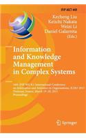 Information and Knowledge Management in Complex Systems