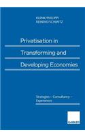 Privatisation in Transforming and Developing Economies