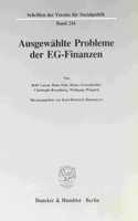 Ausgewahlte Probleme Der Eg-Finanzen
