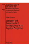 Categories and Complements of Illocutionary Verbs in a Cognitive Perspective