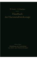 Handbuch Der Hartmetallwerkzeuge