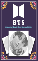 BTS Coloring Book stresss relief: outside the lines coloring book, New kind of stress relief coloring book for adults - dots lines and spirals coloring book
