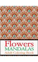 Flowers Mandalas Adult Coloring Book