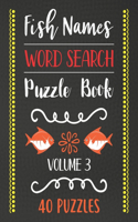 Fish Names Word Search Puzzle Book