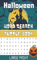 Halloween Word Search Puzzle Book Large Print